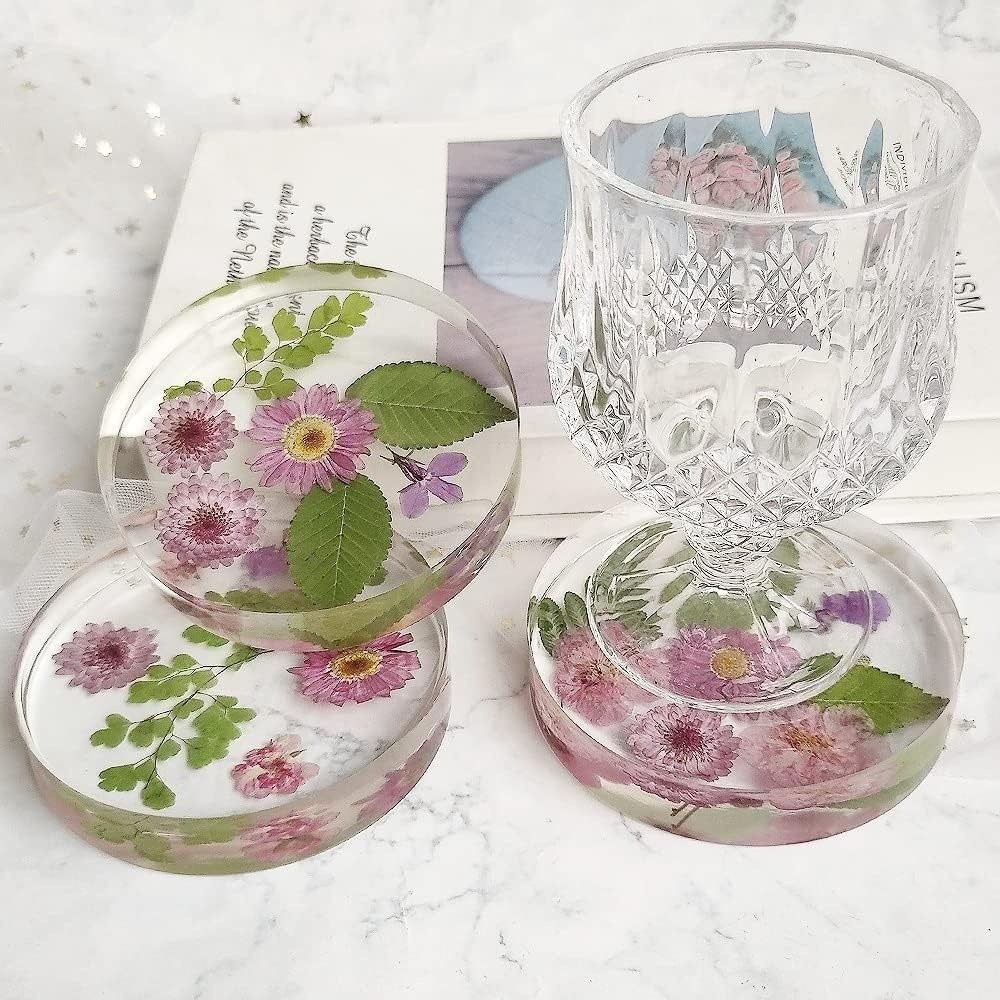 Coaster Mold Round - Basit Yaratıcı Bardak Altlıkları Silikon Kalıp