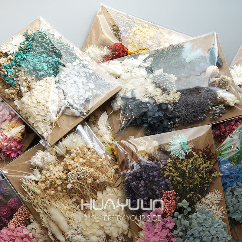 Dried Flower Bulk - 1 Paket Yapay Bitkiler Kurutulmuş Gerçek