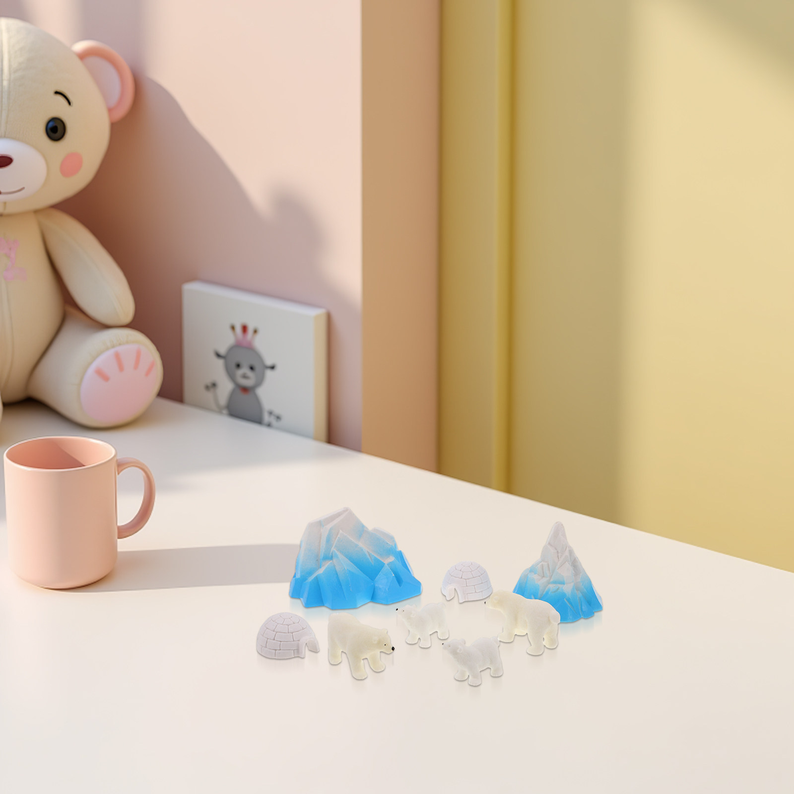 8 Adet Mini Reçine Kutup Ayısı - Crafting Resin incelemesi ve fiyatı
