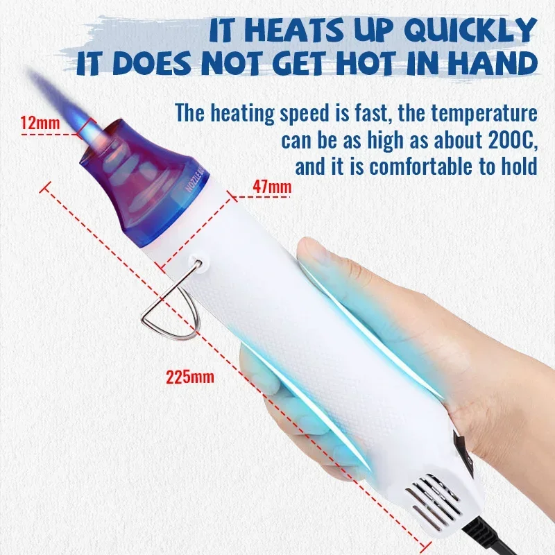 Sıcak hava tabancası 300W 220V - Heat Gun Small incelemesi ve fiyatı