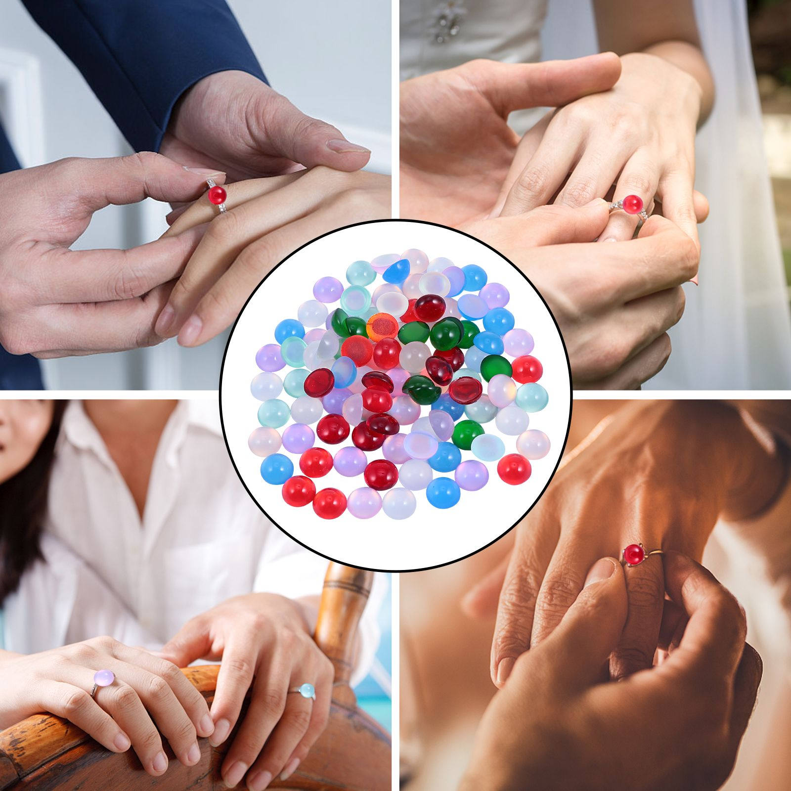 100 Adet Opal Reçine Boncuk Ka - Resin Crafts Diy incelemesi ve fiyatı