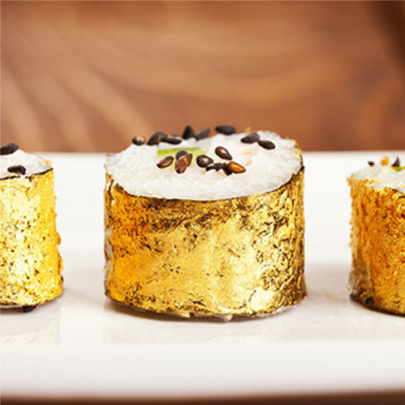 100 adet levhalar saf 24K altı - Gold Foil Flakes incelemesi ve fiyatı