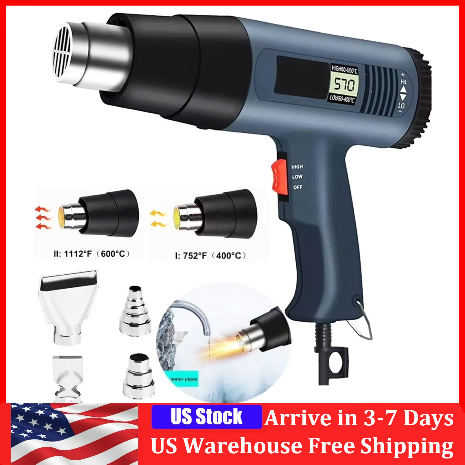 2000W Elektrikli Isı Tabancası - Heat Gun Small incelemesi ve fiyatı