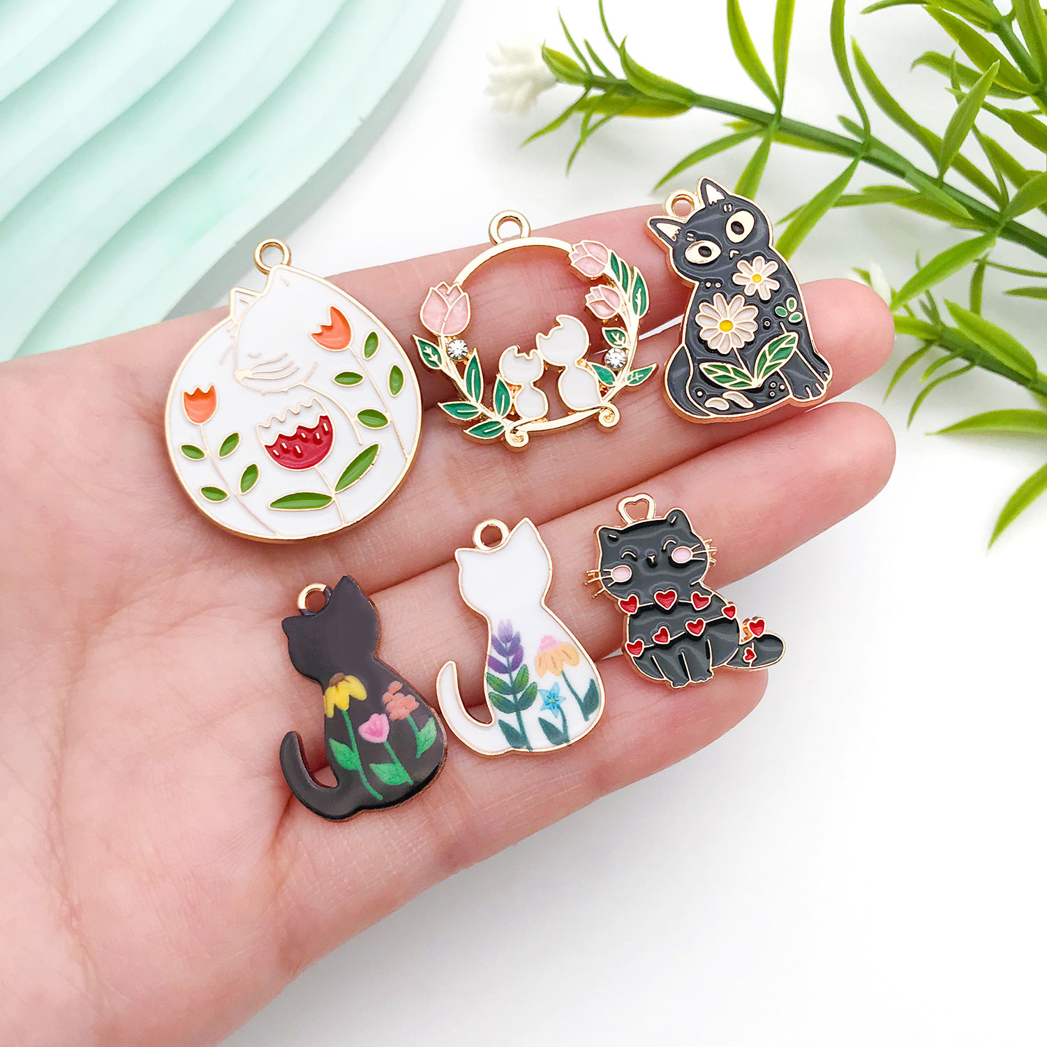 5/10 adet Reçine Popüler Kedi  - Resin Craft Material incelemesi ve fiyatı