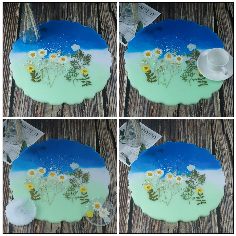 2 Adet Kristal Reçine Silikon  - Serving Tray Mold incelemesi ve fiyatı